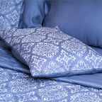Luxury 600TC Jacquard Cotton Rich 3Pcs Comforter Set & Pillow Covers, Ultra Soft Fluffy & Lightweight AC Quilted Blanket Set for All Season